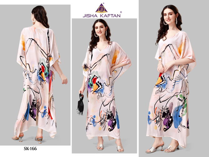 Jelite Silk Kaftan Vol 9 Daily Wear Silk Printed Kaftan Catalog
